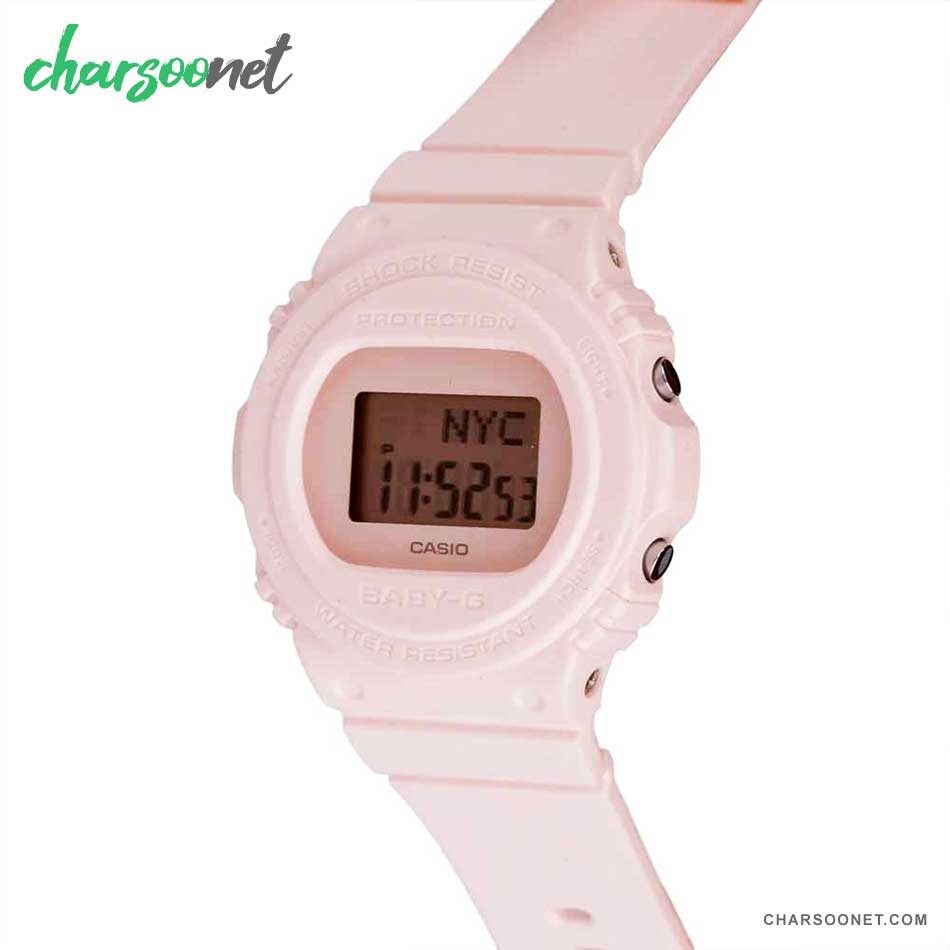 ساعت دیجیتالی زنانه سری بی بی جی کاسیو Casio Baby-G BGD-570-4DR ساعت مچی زنانه سری بیبی جی کاسیو Casio Baby-G BGD-570-4D