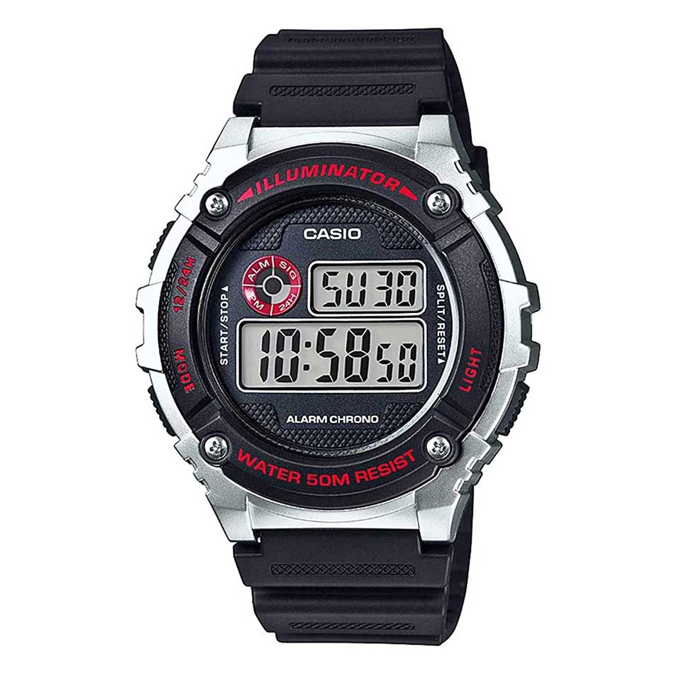 ساعت مچی کاسیو مردانه سری جنرال Casio W-216H-1CVDF ساعت مچی کاسیو مردانه سری جنرال Casio W-216H-1CVDF