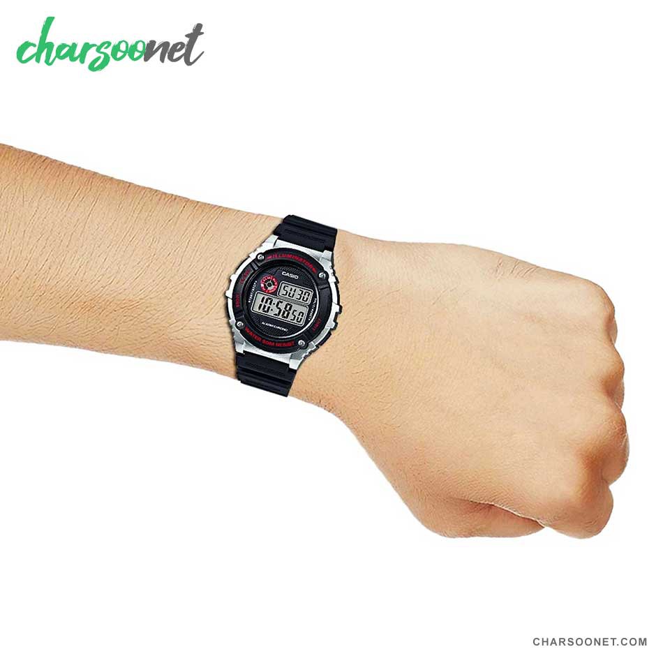 ساعت مچی کاسیو مردانه سری جنرال Casio W-216H-1CVDF ساعت مچی کاسیو مردانه سری جنرال Casio W-216H-1CVDF