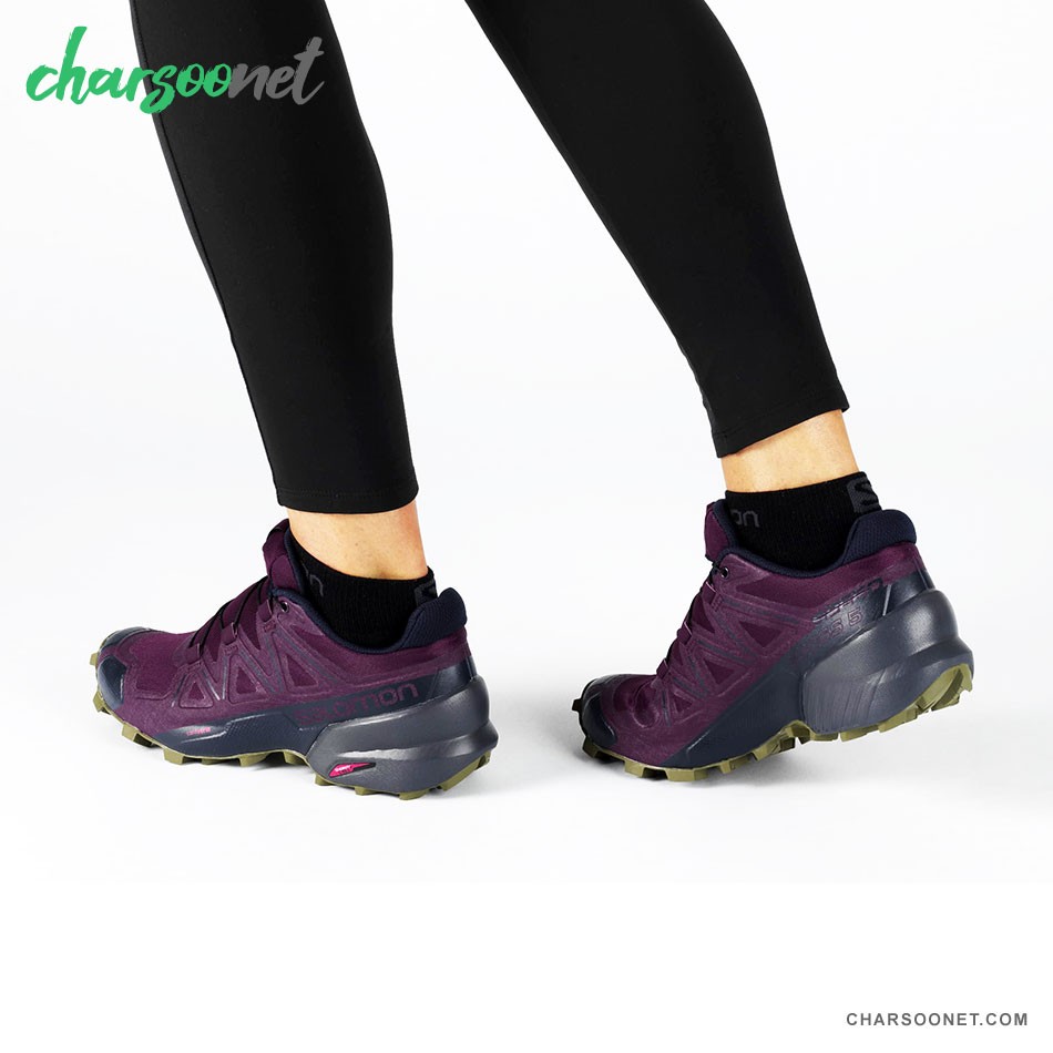 کفش ورزشی زنانه سالومون مدل اسپیدکراس 5 Salomon 409260 کفش کوهنوردی سالومون مدل اسپیدکراس 5 زنانه Salomon 409260