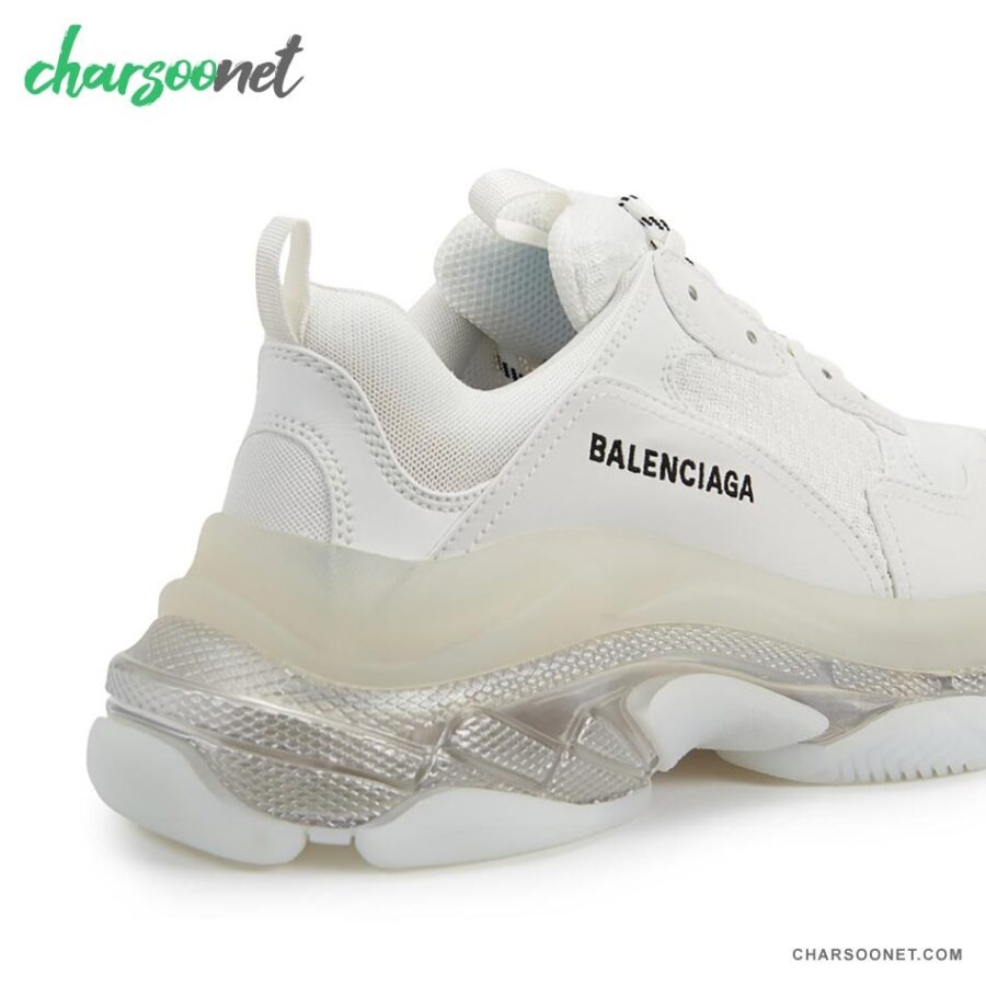 کفش اسنیکر بالنسیاگا مدل Triple S Cream