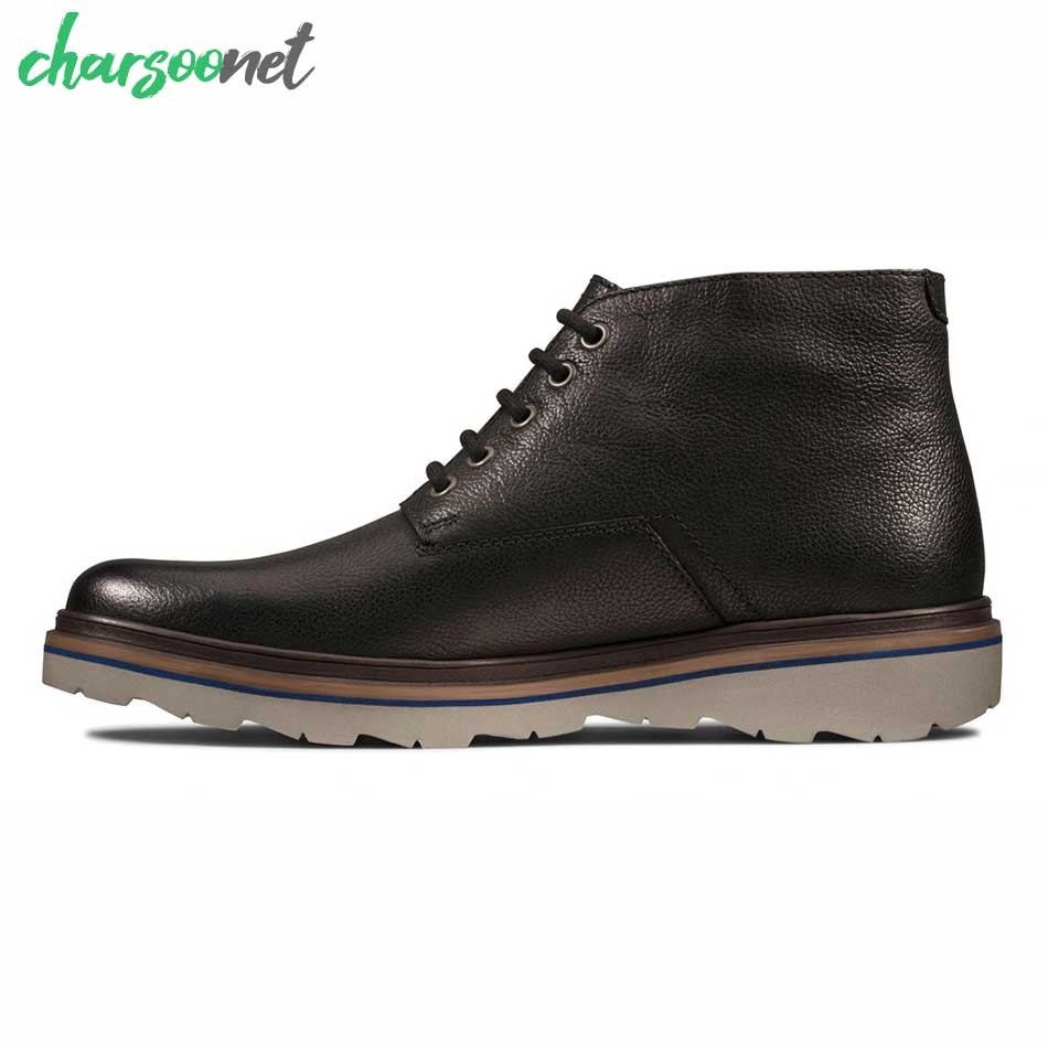 بوت چرم مردانه کلارک مدل Clarks Frelan Mid Black کد 26147269 بوت چرم مردانه کلارک مدل Clarks Frelan Mid Black کد 26147269