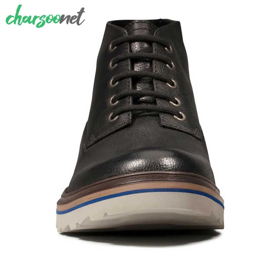 بوت چرم مردانه کلارک مدل Clarks Frelan Mid Black کد 26147269 بوت چرم مردانه کلارک مدل Clarks Frelan Mid Black کد 26147269