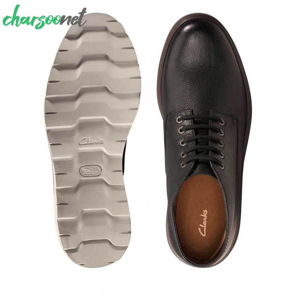 بوت چرم مردانه کلارک مدل Clarks Frelan Mid Black کد 26147269 بوت چرم مردانه کلارک مدل Clarks Frelan Mid Black کد 26147269
