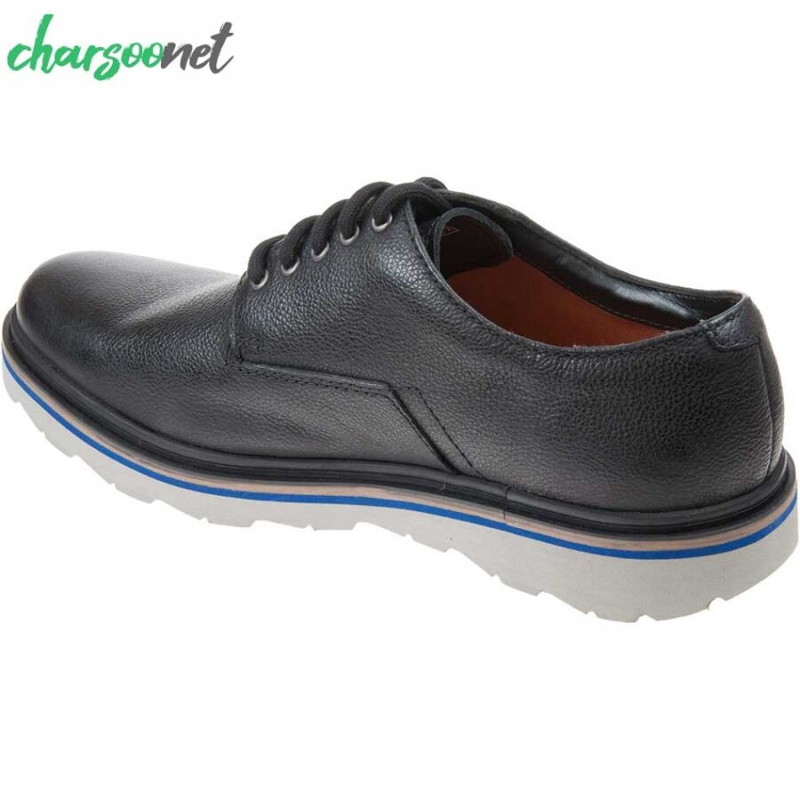 کفش چرم کلارک مدل Clarks Frelan Edge Black کد 26147289