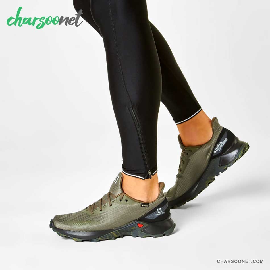 کفش کوهنوردی ضدآب سالومون مردانه Salomon Alphacross Blast GTX کفش کوهنوردی ضدآب سالومون مردانه Salomon Alphacross Blast GTX