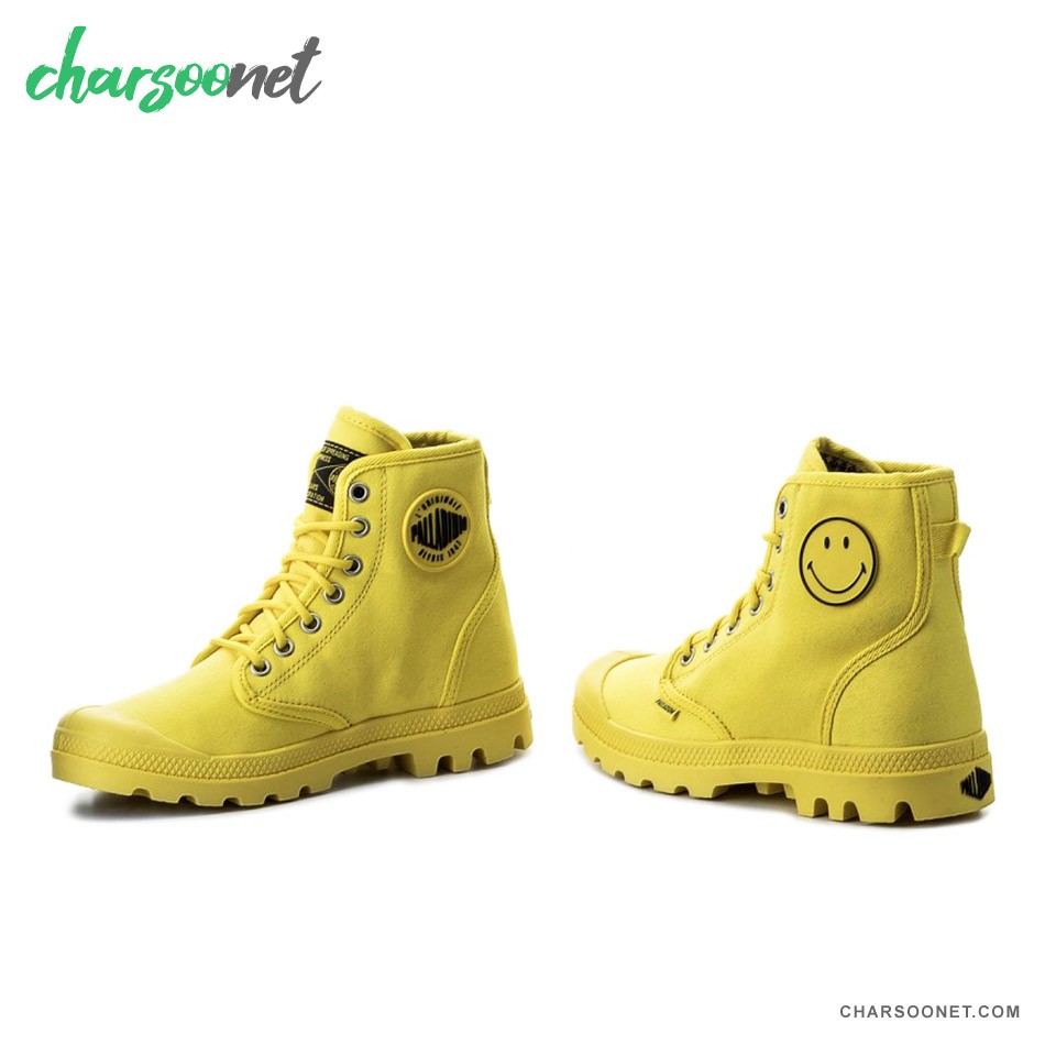 بوت کوهنوردی پالادیوم جیب دار Palladium x Smiley Fest Pack بوت کوهنوردی پالادیوم جیب دار Palladium x Smiley Fest Pack