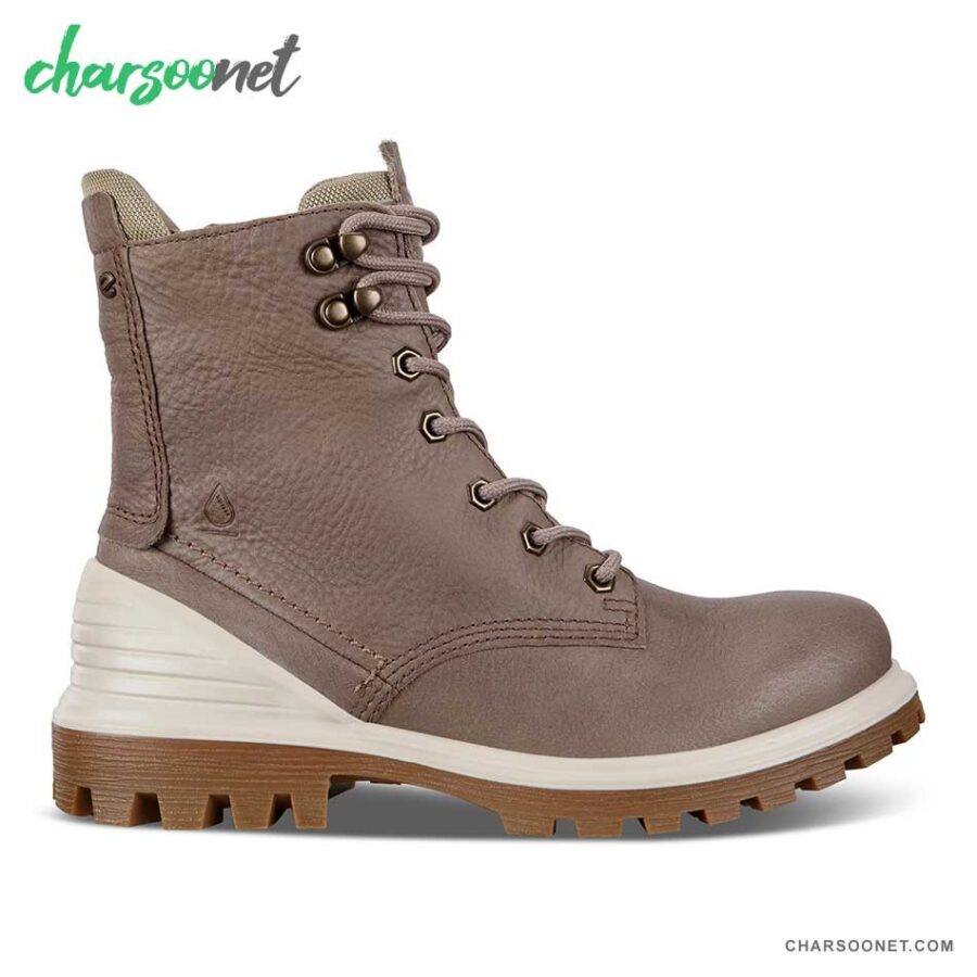 بوت چرمی زنانه اکو بندی و بغل زیپ دار Ecco Tredtray 460323-52292