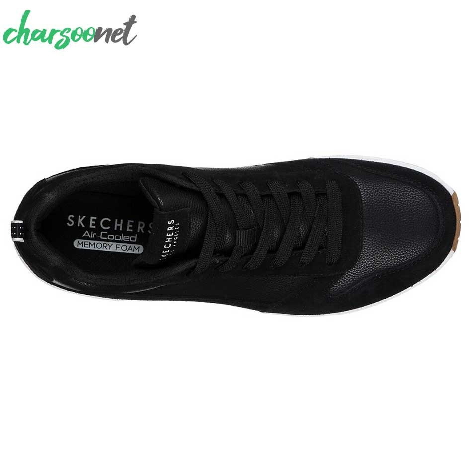 کفش اسنیکر اسکیچرز مدل Skechers Uno Stacre کد 52468-bkw کفش اسنیکر اسکیچرز مدل Skechers Uno Stacre کد 52468-bkw