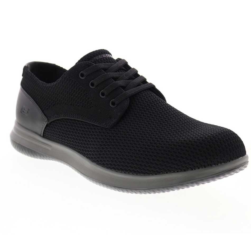 کفش مجلسی اسکچرز مدل Skechers Darlow Velogo کد 204090-blk کفش مجلسی اسکچرز مدل Skechers Darlow Velogo کد 204090-blk