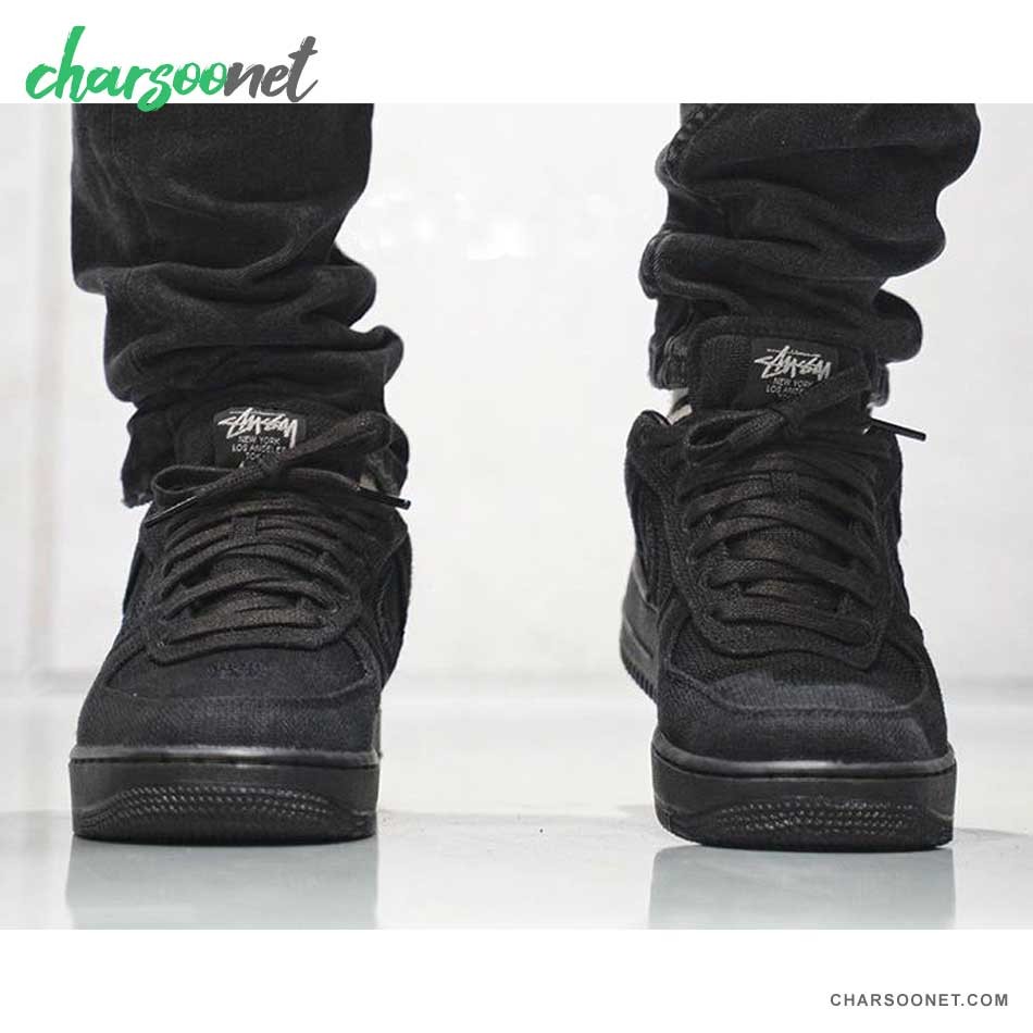 کتانی راحتی نایکی مدل ایرفورس استاسی Nike Air Force Stussy کتانی راحتی نایکی مدل ایرفورس استاسی Nike Air Force Stussy