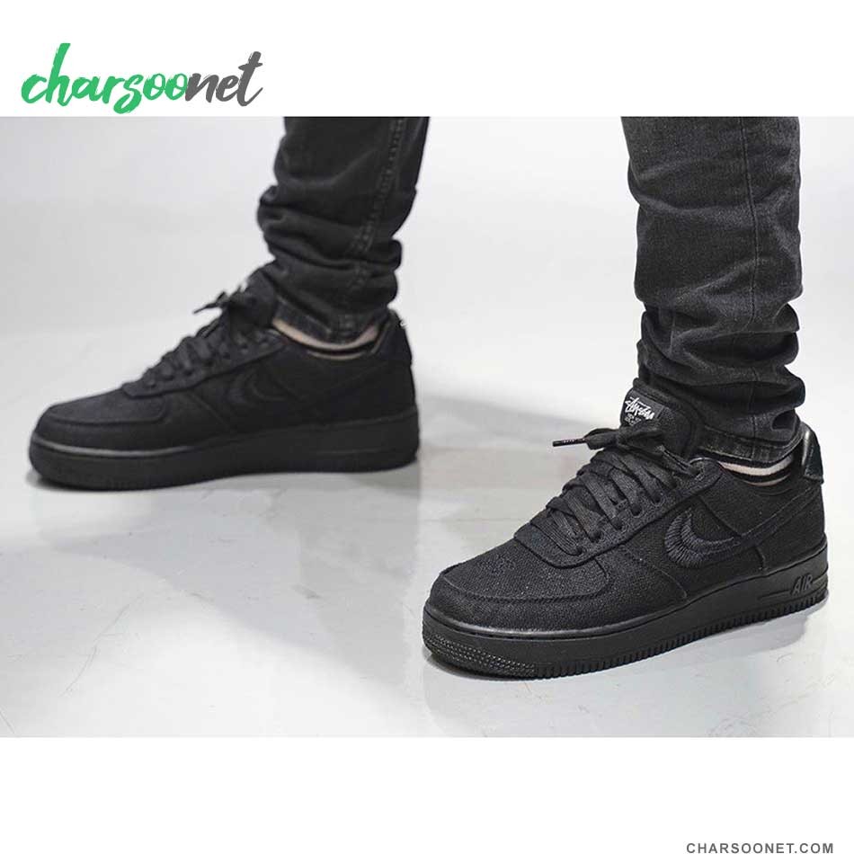 کتانی راحتی نایکی مدل ایرفورس استاسی Nike Air Force Stussy کتانی راحتی نایکی مدل ایرفورس استاسی Nike Air Force Stussy
