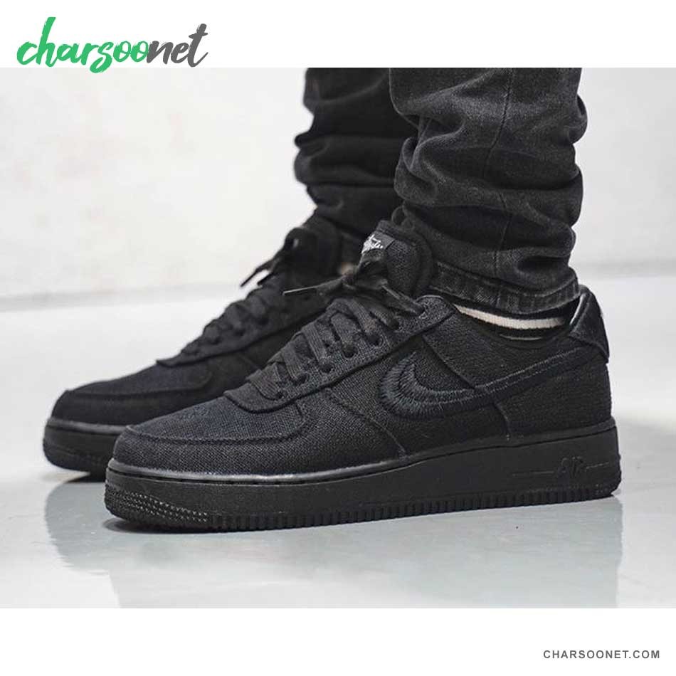 کتانی راحتی نایکی مدل ایرفورس استاسی Nike Air Force Stussy کتانی راحتی نایکی مدل ایرفورس استاسی Nike Air Force Stussy