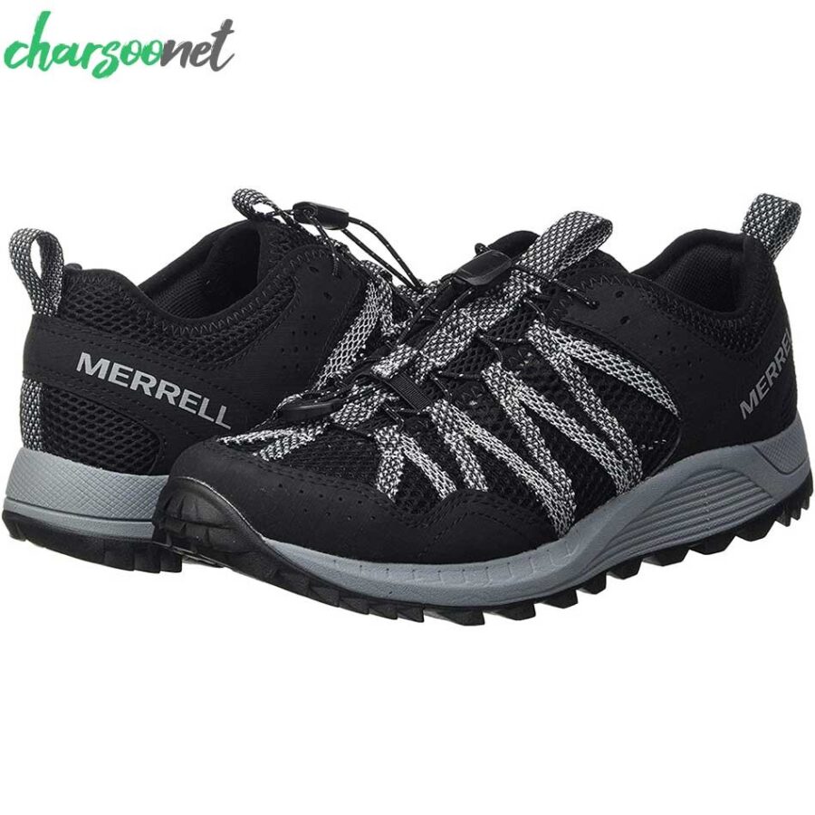 کفش اسنیکر مرل مدل Merrell Wildwood Aerosport Black Grey کد J036152