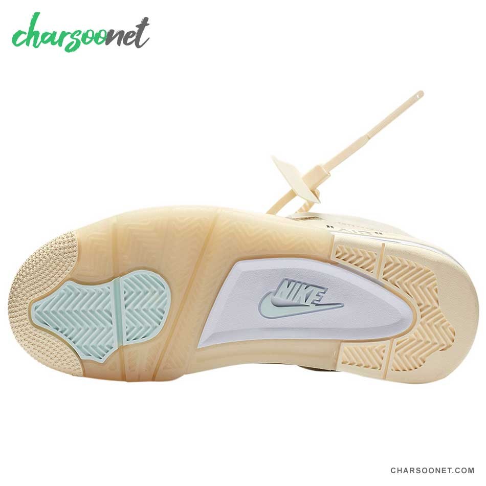 اسنیکر زنانه نایک جردن 4 Jordan 4 Off_White اسنیکر زنانه نایک جردن 4 Jordan 4 Off_White