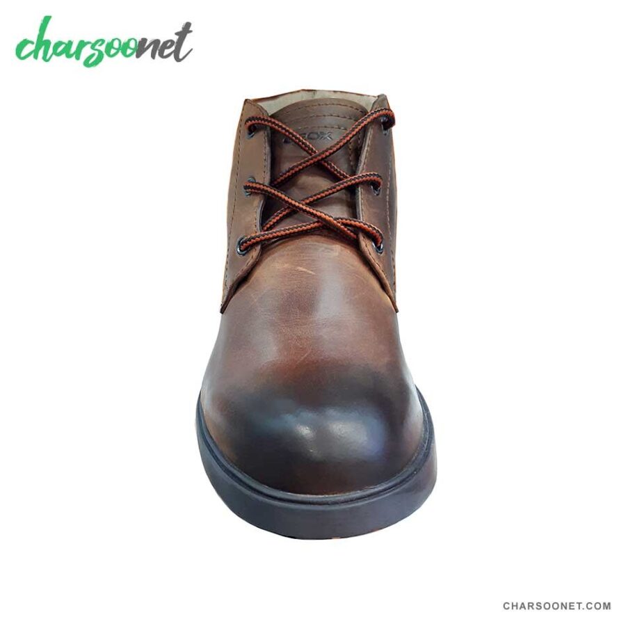نیم بوت چرم زمستانه جیوکس مدل Geox Rhadalf U045HE Brown Cotto