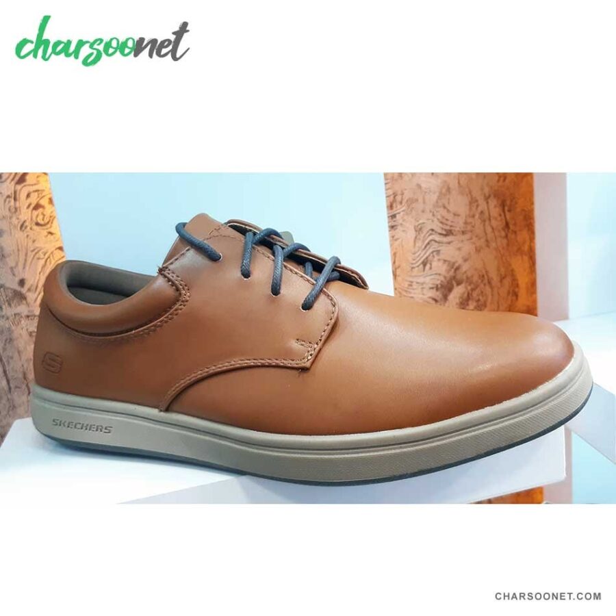 کفش چرمی مردانه اسکچرز Skechers 65814-cog
