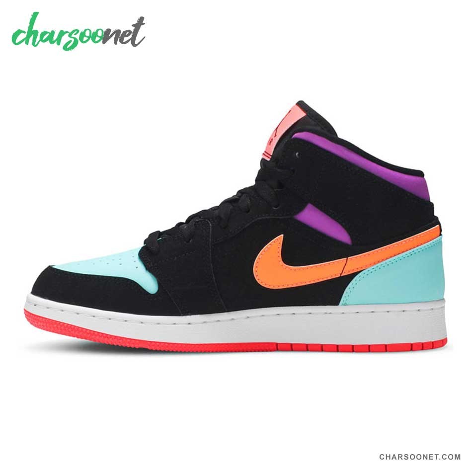 کفش اسپرت نایکی زنانه تا به تا Nike Air Jordan 1 Multi-Color کفش اسپرت نایکی زنانه تا به تا Nike Air Jordan 1 Multi-Color