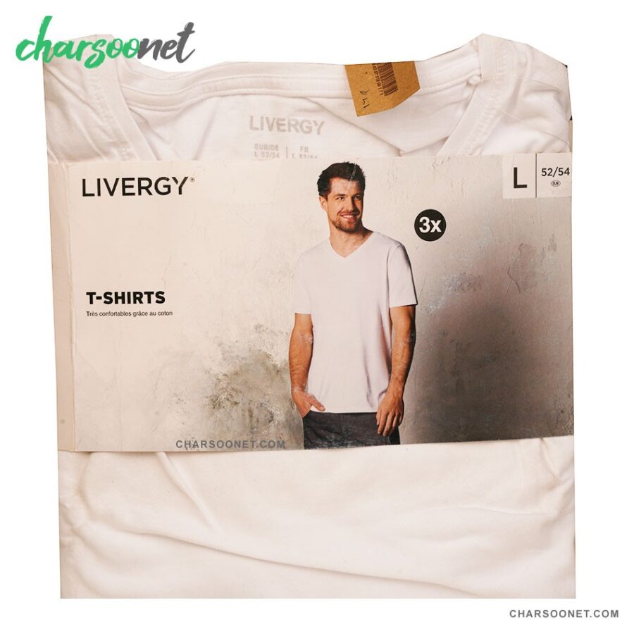 تیشرت نخی مردانه لیورجی Livergy T-shirt