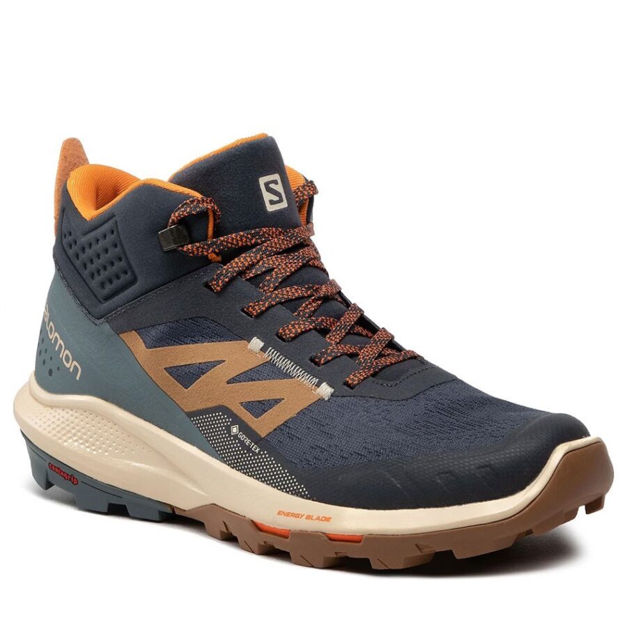 کفش کوهنوری مردانه سالمون مدل Salomon Trekkingschuhe Outpulse Mid Gtx کد 415895