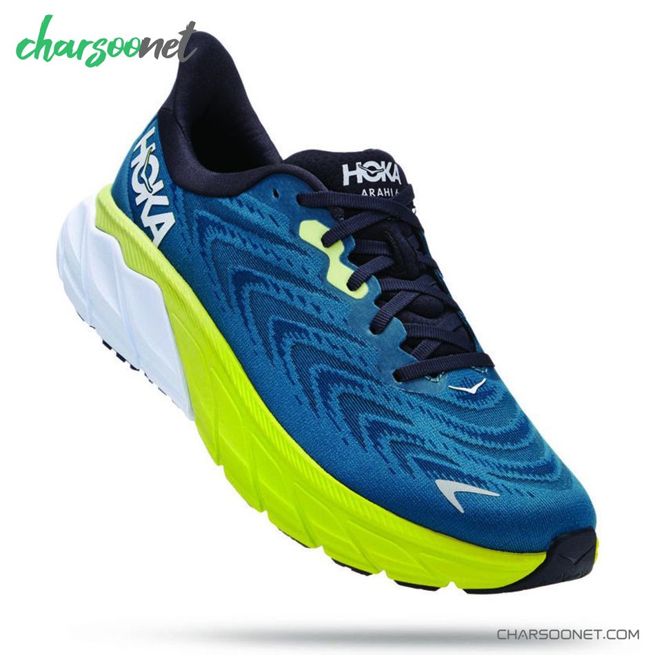 کفش پیاده روی مردانه هوکا مدل Hoka One One ARAHI 6 کد 1123194/BGBCR کفش پیاده روی مردانه هوکا مدل Hoka One One ARAHI 6 کد 1123194/BGBCR