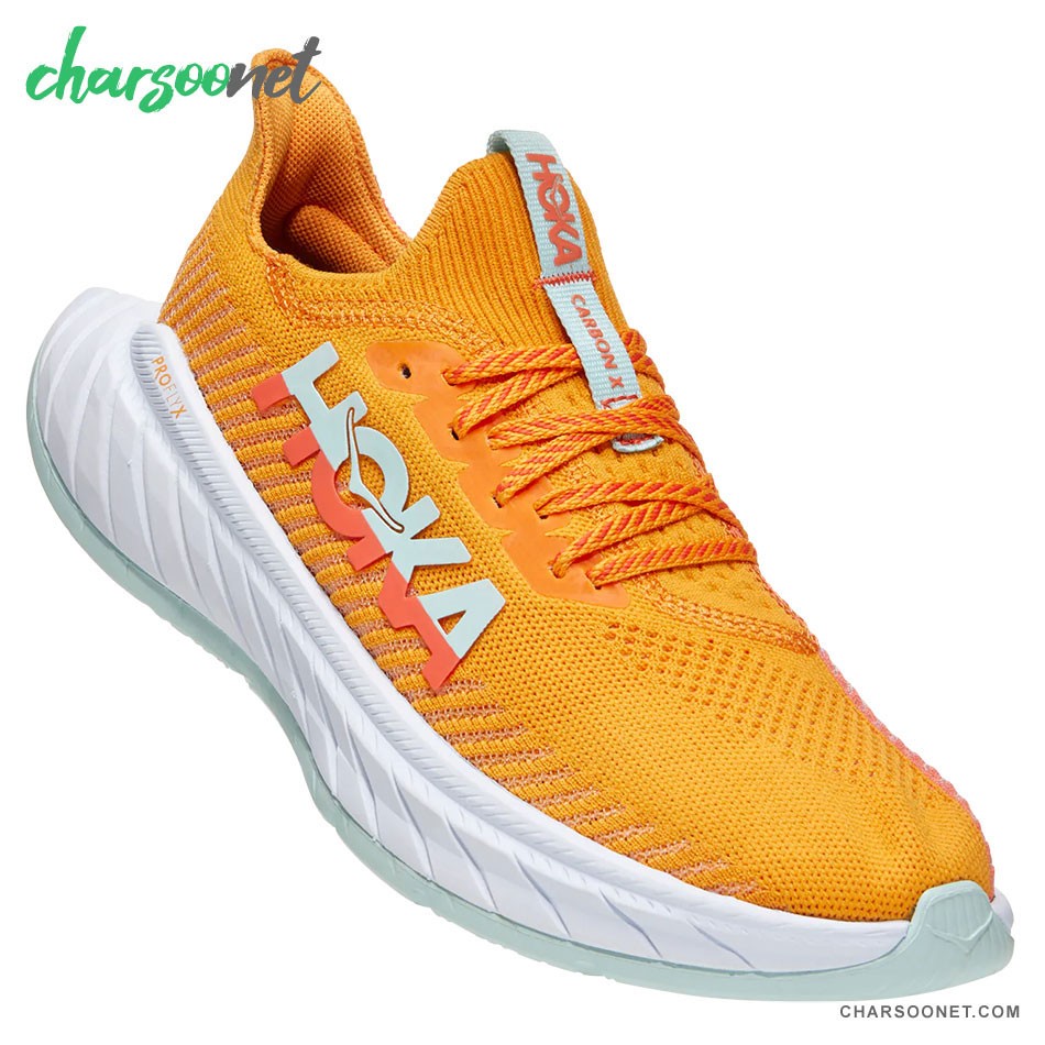 کفش پیاده روی و دویدن زنانه هوکا Hoka one one carbon x 3 کفش پیاده روی و دویدن زنانه هوکا Hoka one one carbon x 3