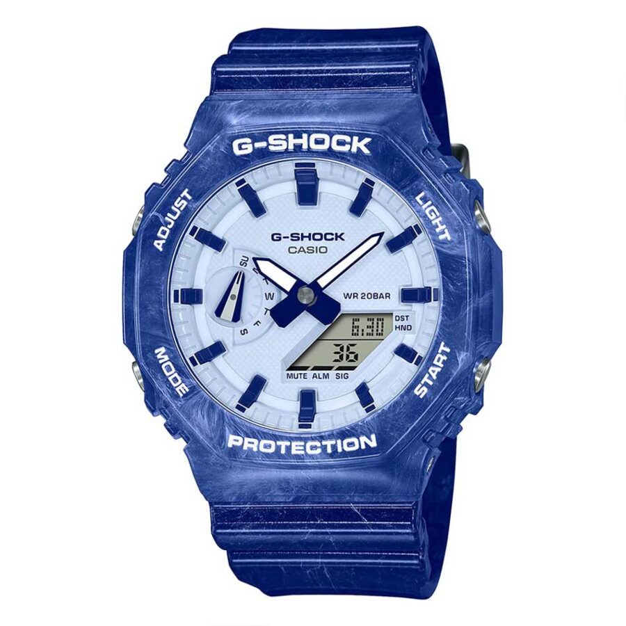 ساعت کاسیو سری جی شاک CASIO GA-2100BWP-2ADR