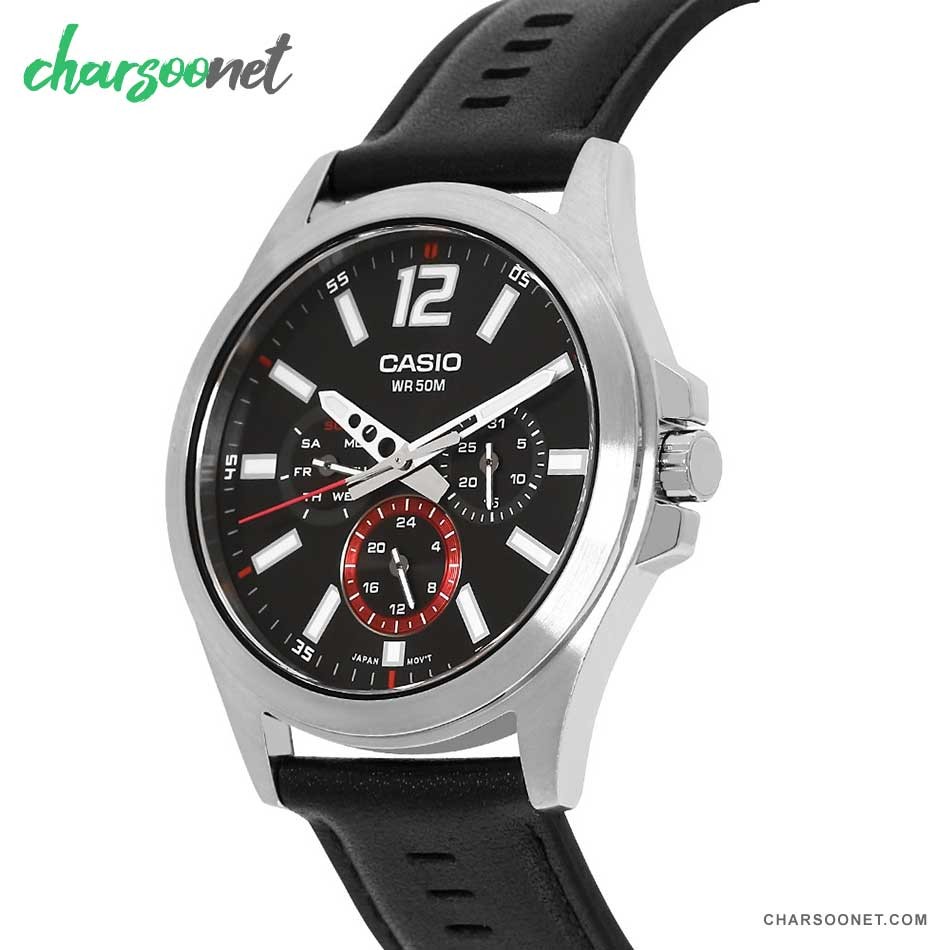 ساعت مچی ضدآب مردانه کاسیو CASIO MTP-E350L-1BVDF ساعت مچی ضدآب مردانه کاسیو CASIO MTP-E350L-1BVDF