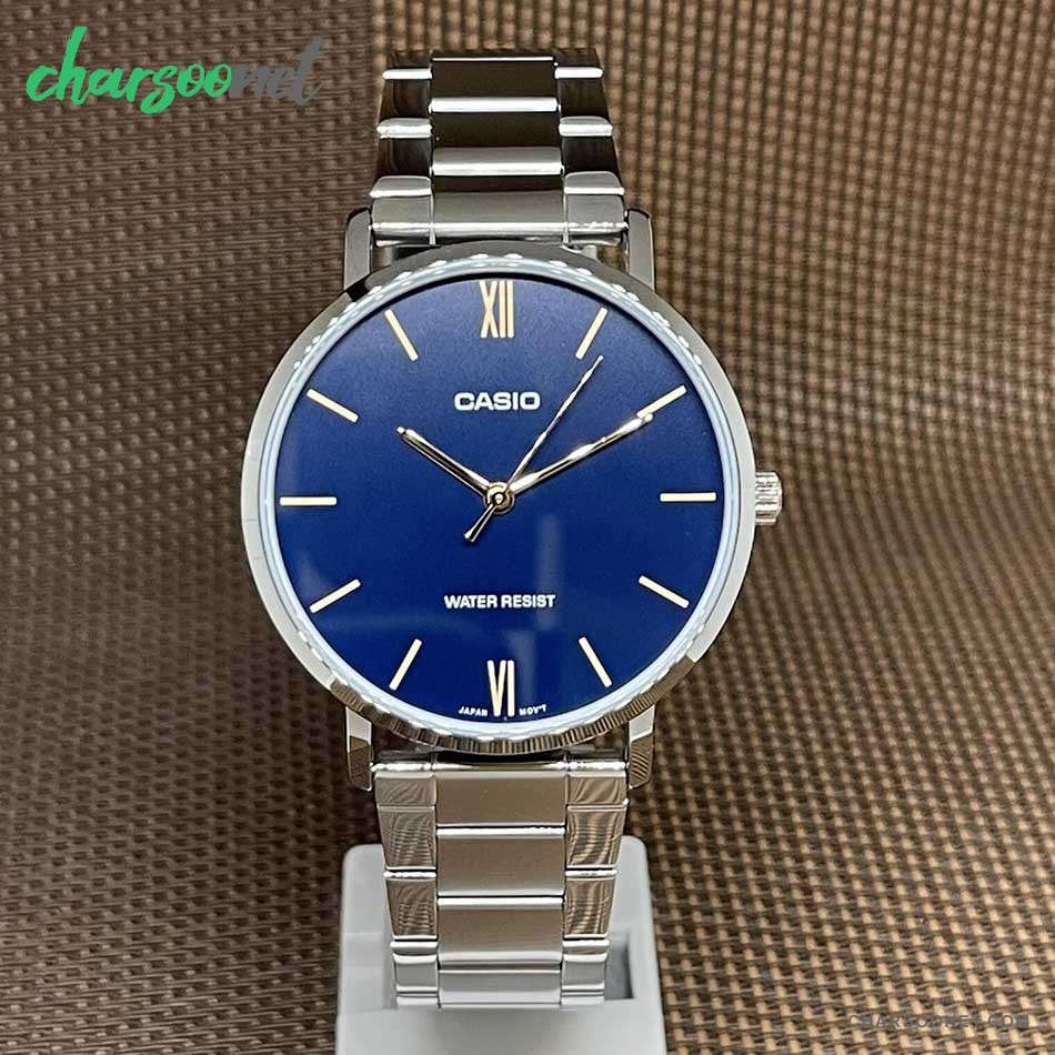 ساعت مچی ضدآب مردانه کاسیو CASIO MTP-VT01D-2B ساعت مچی ضدآب مردانه کاسیو CASIO MTP-VT01D-2B