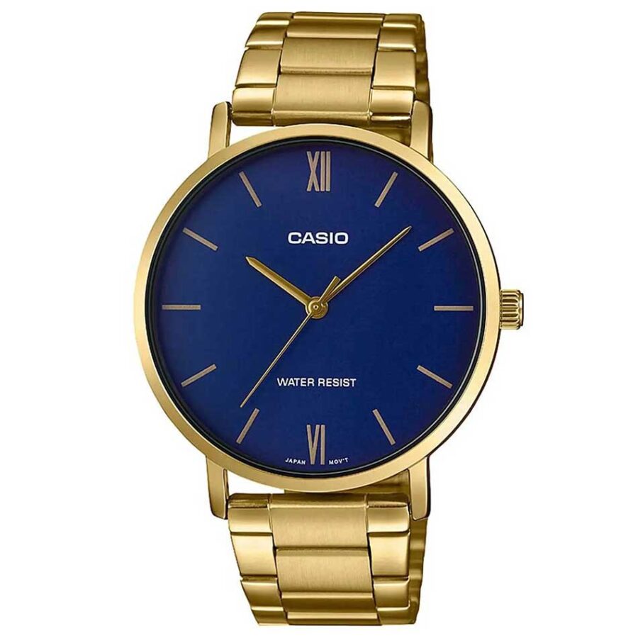 ساعت مچی کاسیو ضدآب مردانه CASIO MTP-VT01G-1B