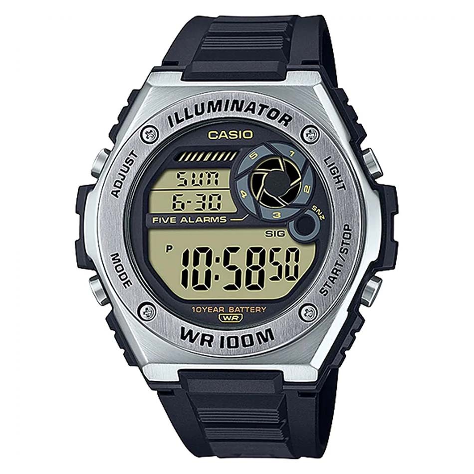 ساعت مردانه کاسیو ضدآب CASIO MWD-100H-9A ساعت مردانه کاسیو ضدآب CASIO MWD-100H-9A