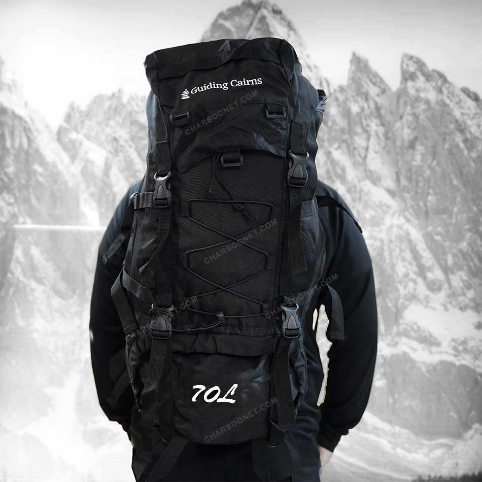 کوله پشتی کوهنوردی 70 لیتری Guiding Cairns Hiking 70L backpack کوله پشتی کوهنوردی 70 لیتری Guiding Cairns Hiking 70L backpack