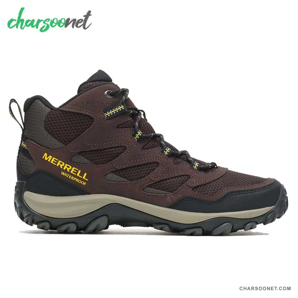 بوت کوهنوردی مردانه ضدآب مرل Merrell West Rim Mid WP بوت کوهنوردی مردانه ضدآب مرل Merrell West Rim Mid WP