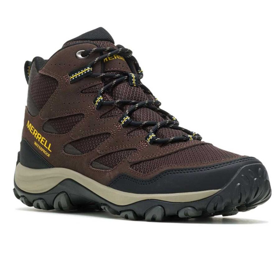 بوت کوهنوردی مردانه ضدآب مرل Merrell West Rim Mid WP