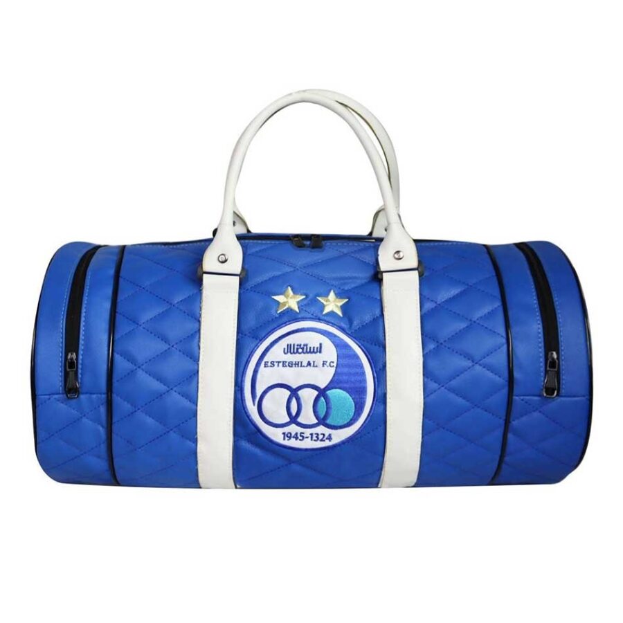 ساک ورزشی چرمی طرح باشگاه استقلال