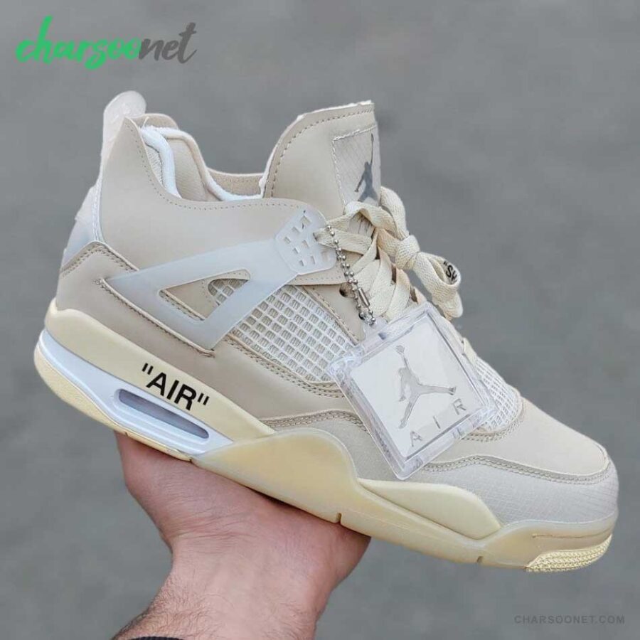 اسنیکر زنانه نایک جردن 4 Jordan 4 Off_White