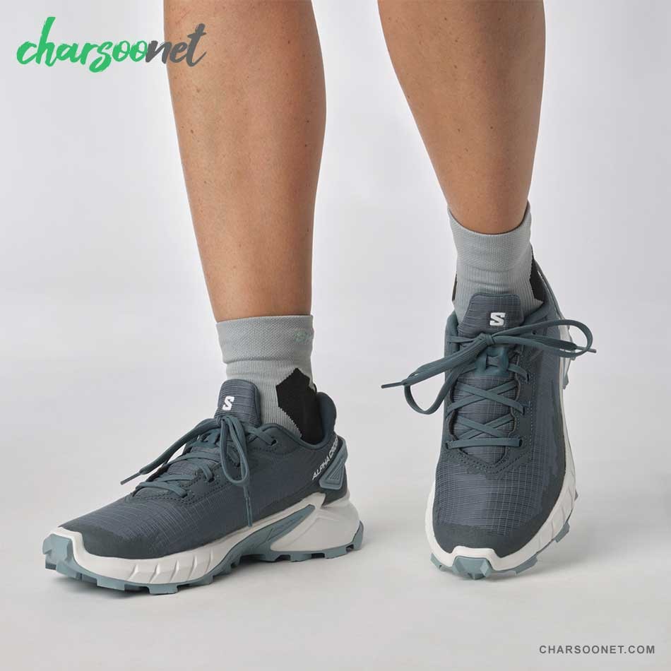 کفش پیاده روی و دویدن زنانه سالومون زنانه Salomon Alphacross 4 کفش پیاده روی و دویدن زنانه سالومون زنانه Salomon Alphacross 4