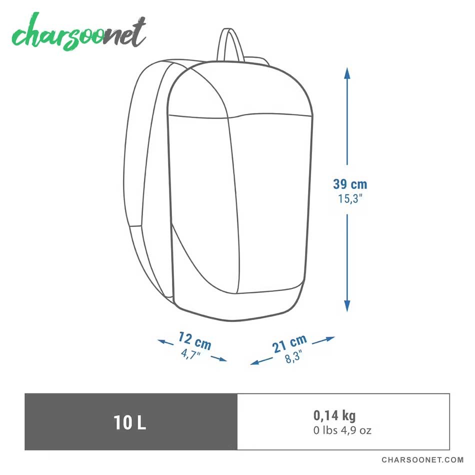 کوله پشتی ده لیتری کچوا Quechua 10L Backpack کوله پشتی ده لیتری کچوا Quechua 10L Backpack