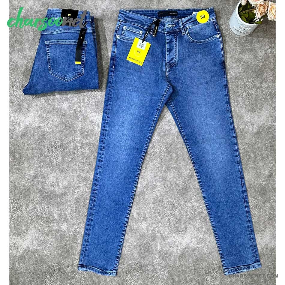 شلوار جین مردانه برند WORTHINESS شلوار جین مردانه برند WORTHINESS