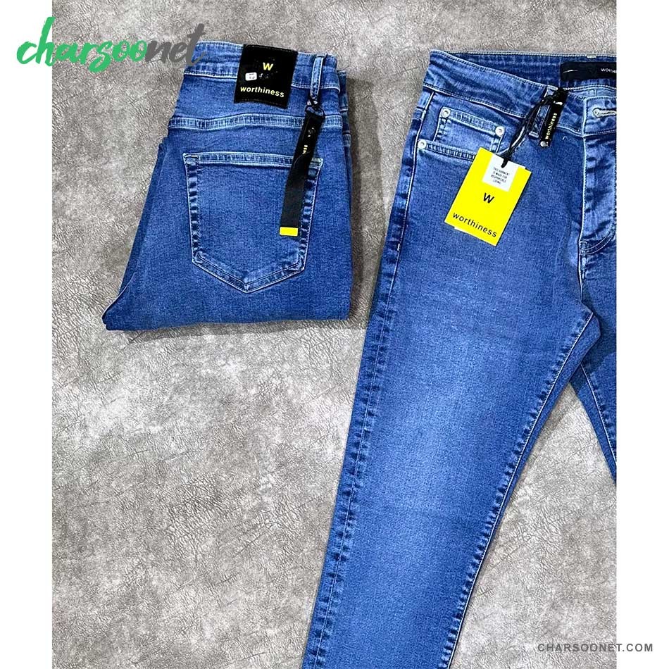 شلوار جین مردانه برند WORTHINESS شلوار جین مردانه برند WORTHINESS
