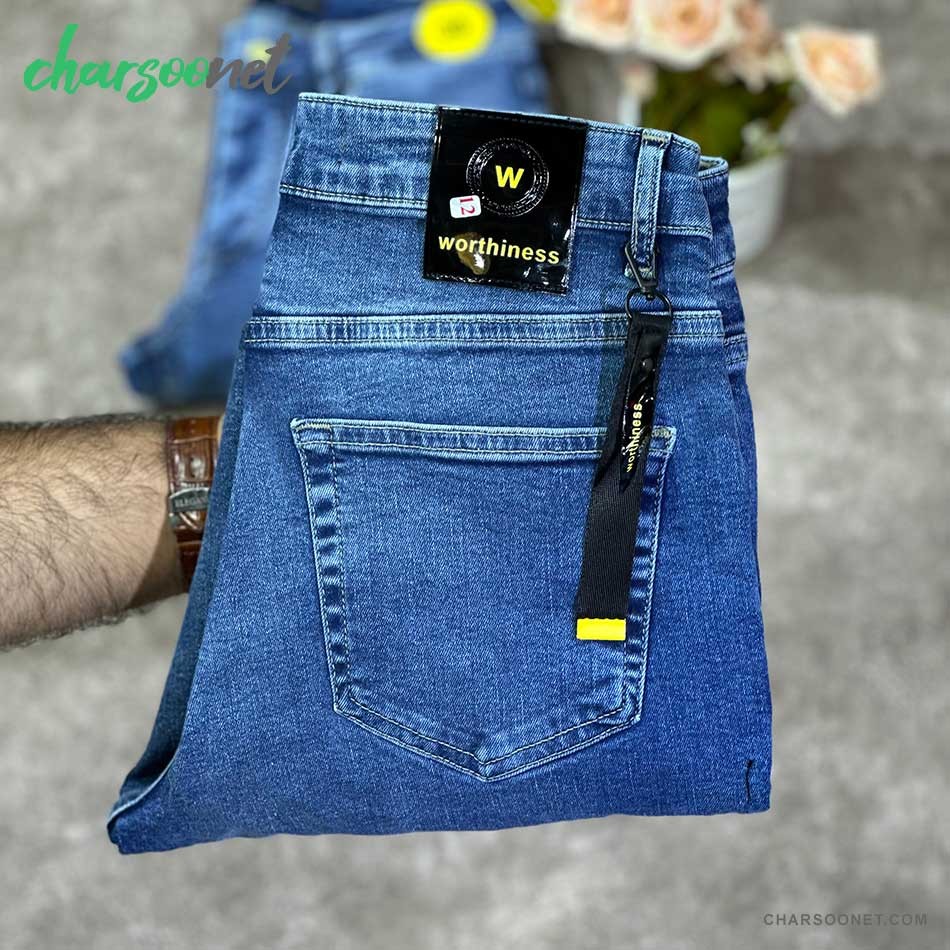 شلوار جین مردانه برند WORTHINESS شلوار جین مردانه برند WORTHINESS