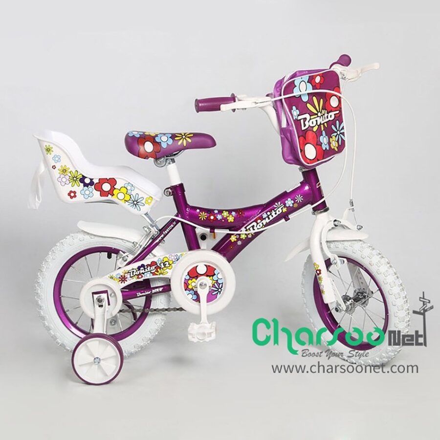 دوچرخه بچگانه دخترانه فانتزی bonito بونیتو کد BYC-00084 سایز 12 مدل 2015