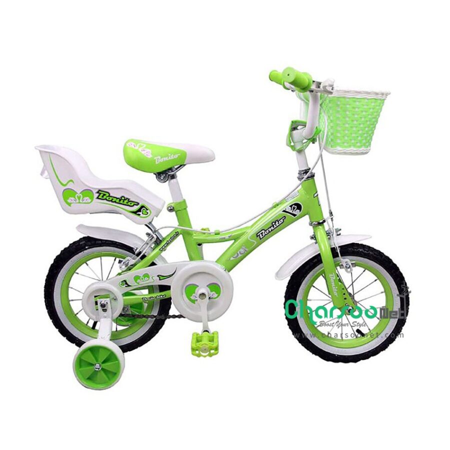 دوچرخه بچگانه دخترانه فانتزی bonito بونیتو کد BYC-00085 سایز 12 مدل 2015